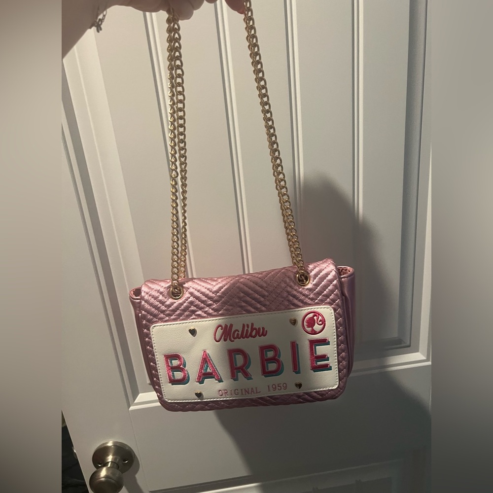 Barbie Pink Quilted Shoulder Bag